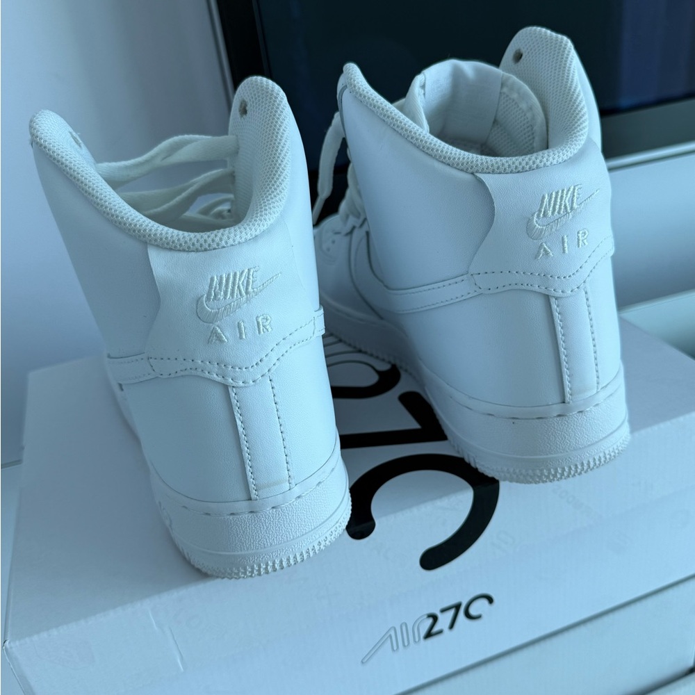 Nike White High-Top Sneakers - Picture 3 of 6